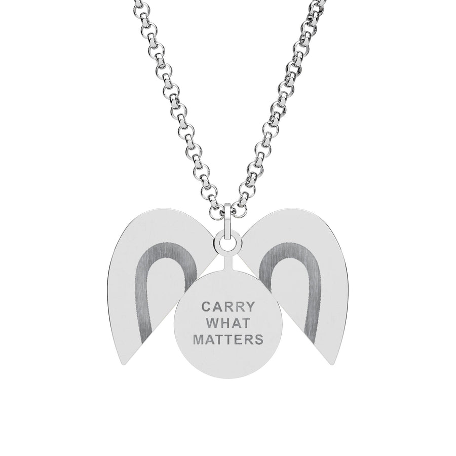 What You Carry — Hidden Message Heart Necklace